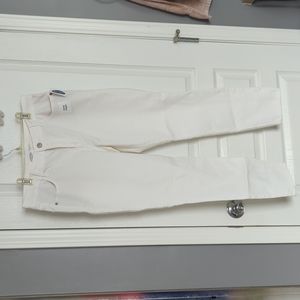 Old Navy white super skinny midrise jeans